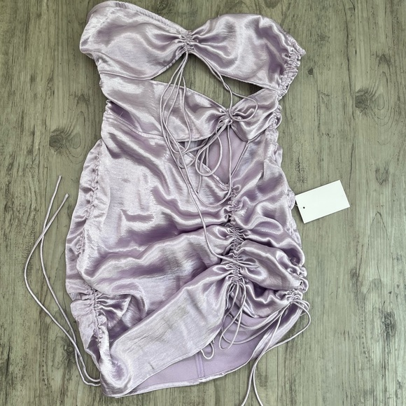 For Love & Lemons Cinched Cut Out Mini Dress new with tag (NWT) - Picture 6 of 7